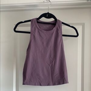 Athleta Dusty Purple Cropped Tank Top
